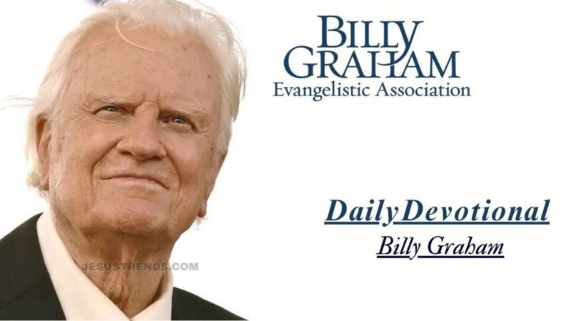 Billy Graham Devotional 22 July 2024 Establishing Peace