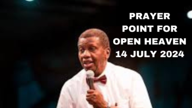 Prayer Point for Open Heaven 14 July 2024