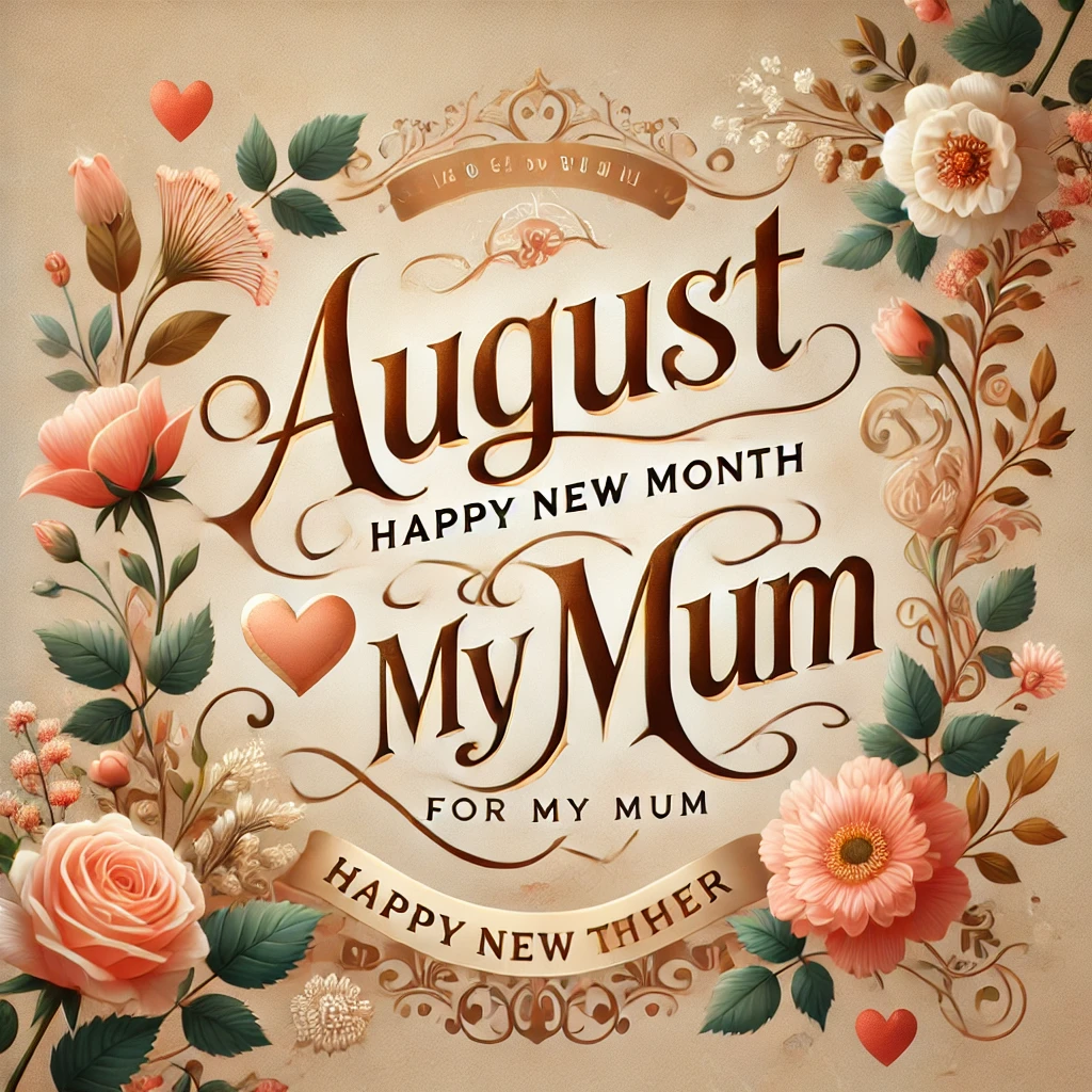 August Happy New Month Quotes for My Mum