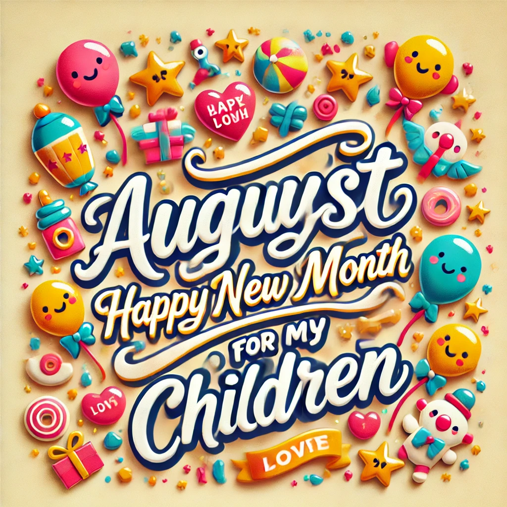 August Happy New Month Quotes to My Children