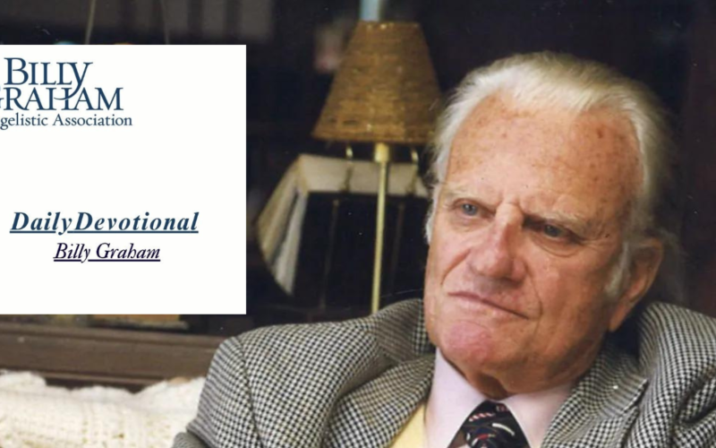 Billy Graham Daily Devotional 3 August 2024: Sufficient to Save