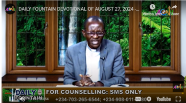 Daily fountain devotional 27 august