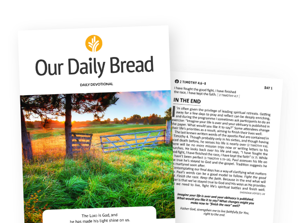 Our Daily Bread 18 September 2024