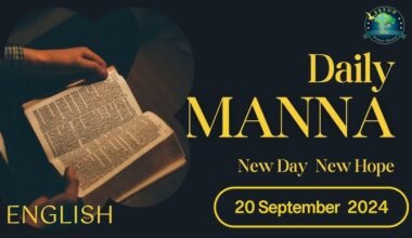 Daily Manna 20 September 2024