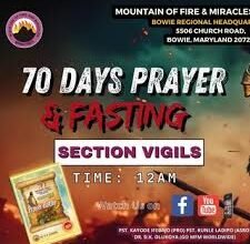 MFM 70 Days Fasting And Prayer 2 October 2024