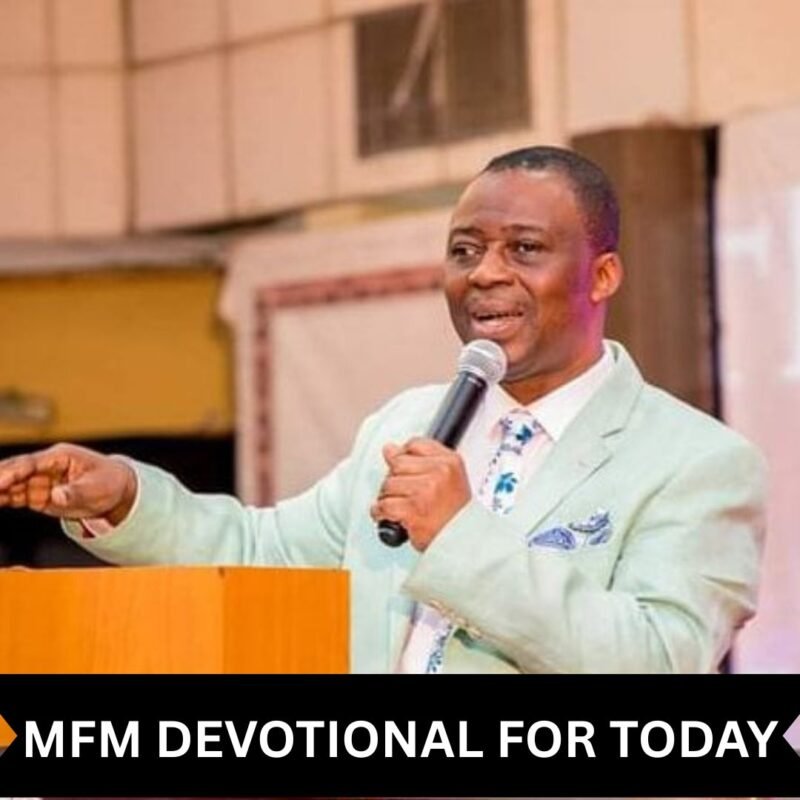MFM Devotional 25 May 2025