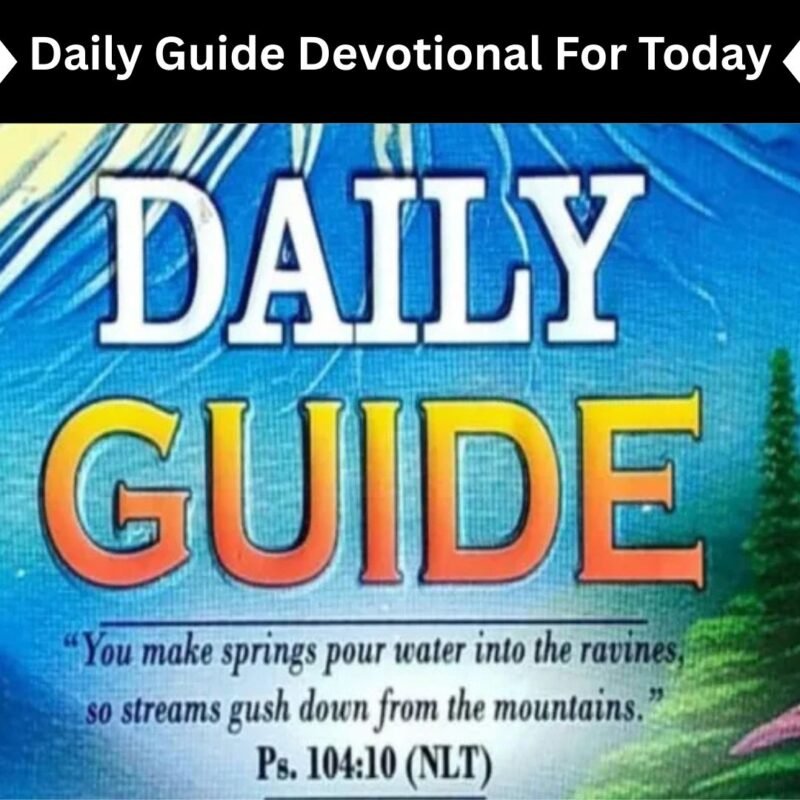 Scripture Union Daily Guide 6 June 2025